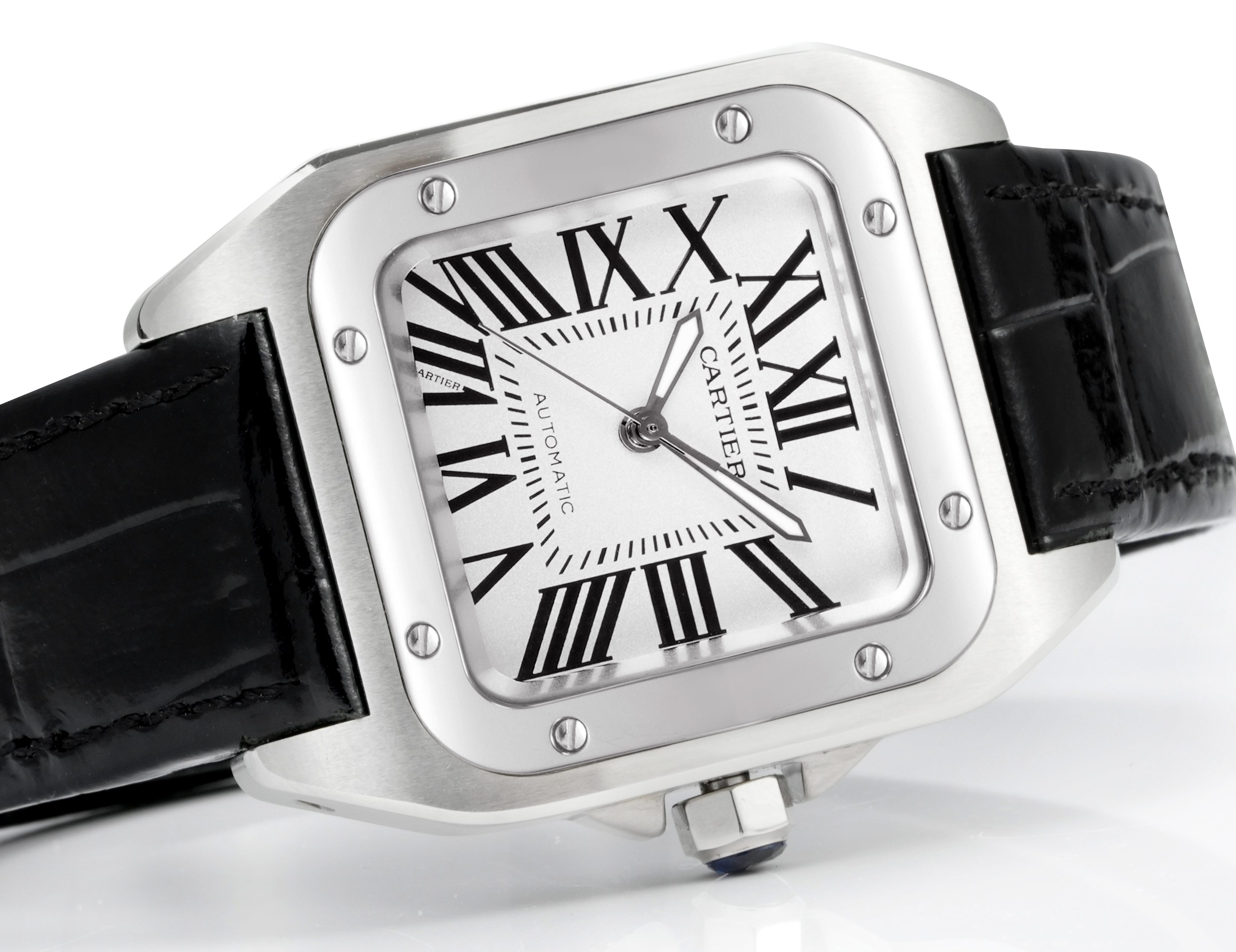Cartier Santos 100th Anniversary White Dial Swiss 1:1 Grade Watch - Image 2