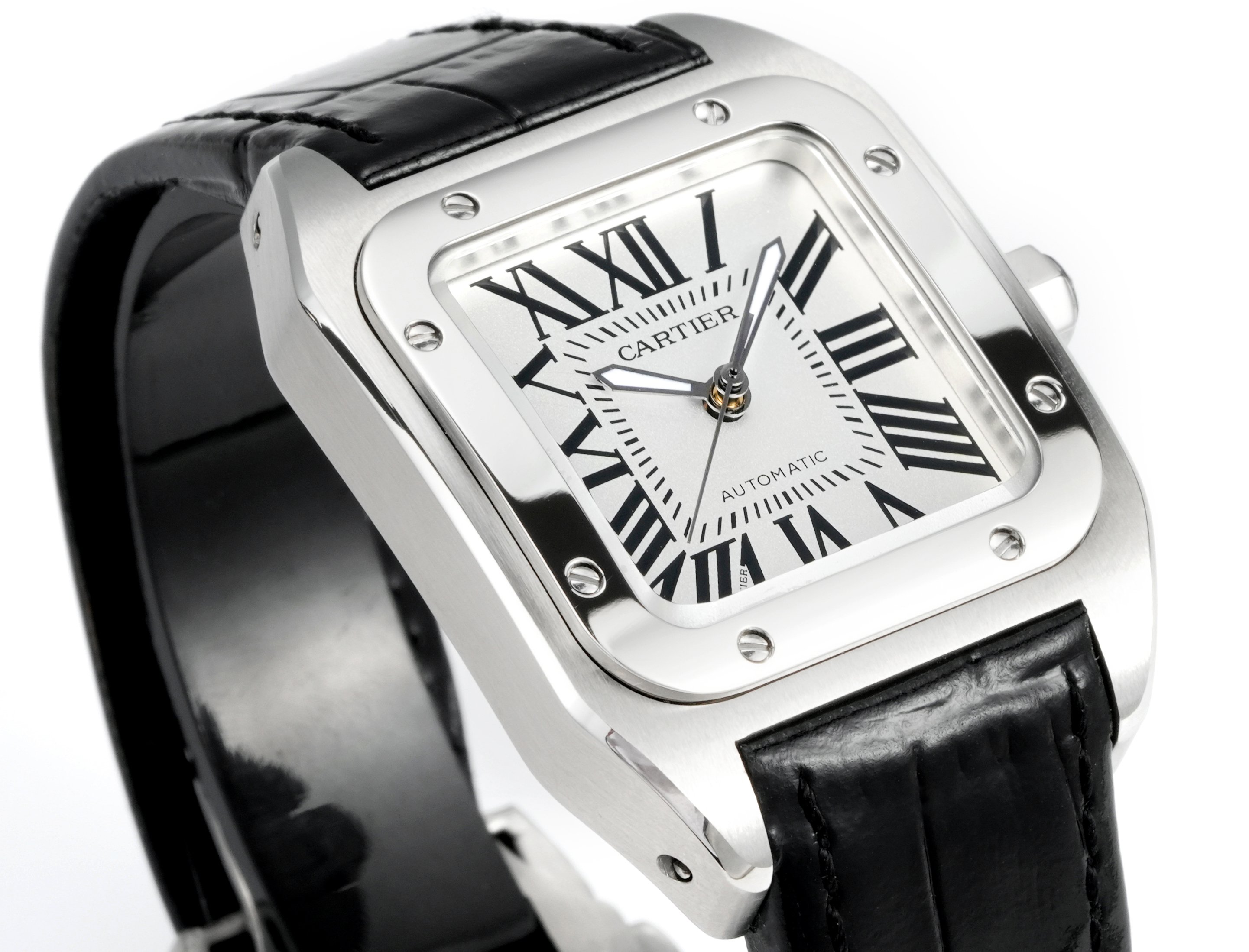 Cartier Santos 100th Anniversary White Dial Swiss 1:1 Grade Watch - Image 3