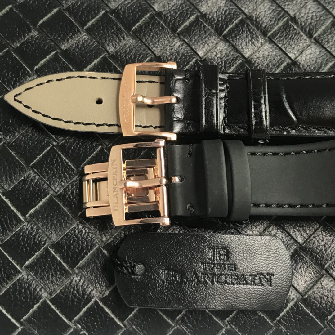 Blancpain Léman Grande Date Aqua Lung Rose Gold Swiss 1:1 Grade Watch - Image 9