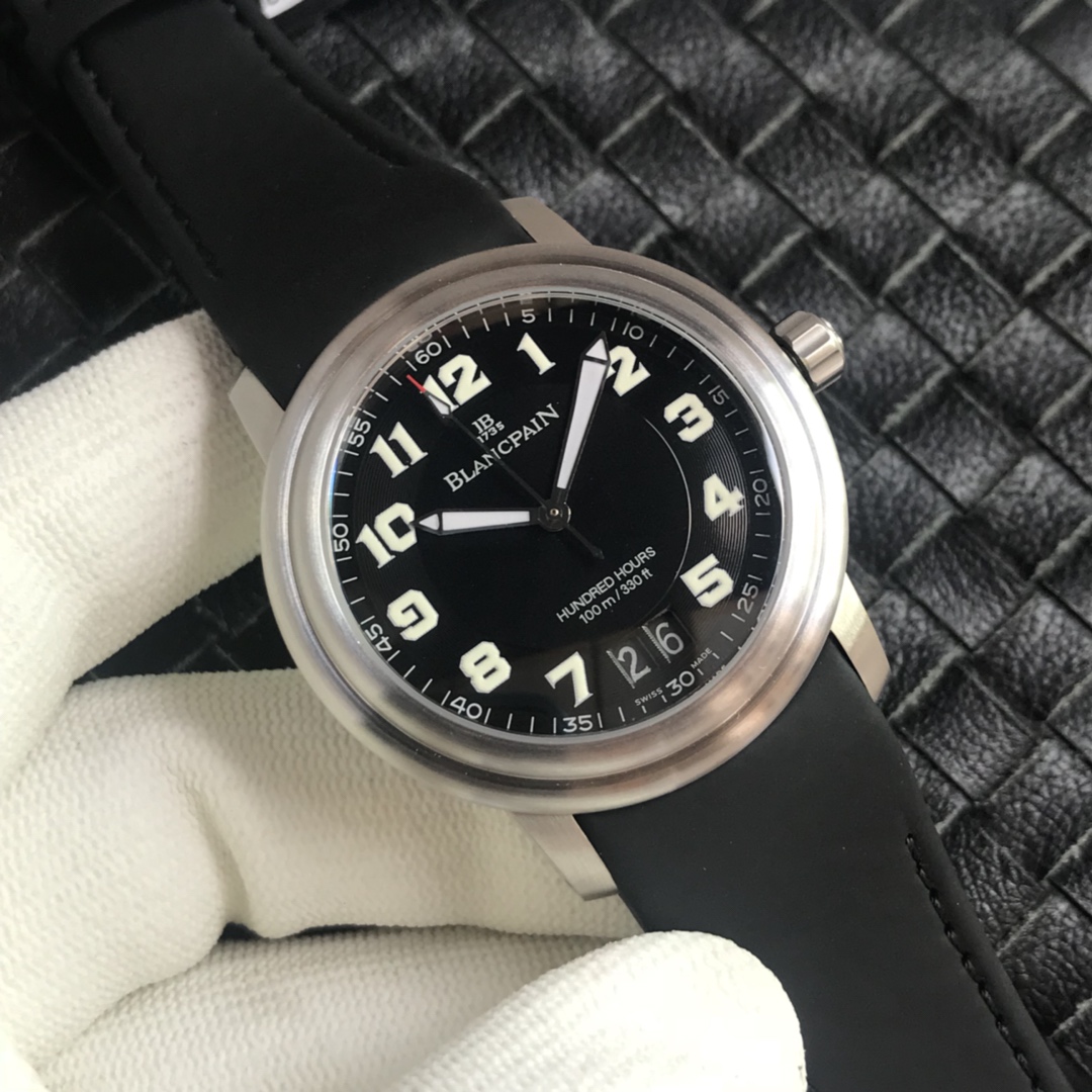 Blancpain Léman Hundred Hours 38mm Black Dial Swiss 1:1 Grade Watch
