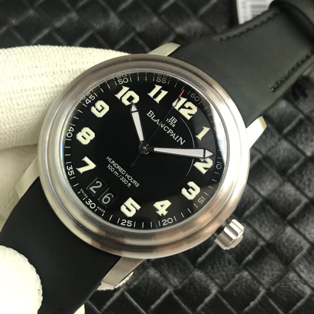 Blancpain Léman Hundred Hours 38mm Black Dial Swiss 1:1 Grade Watch - Image 3