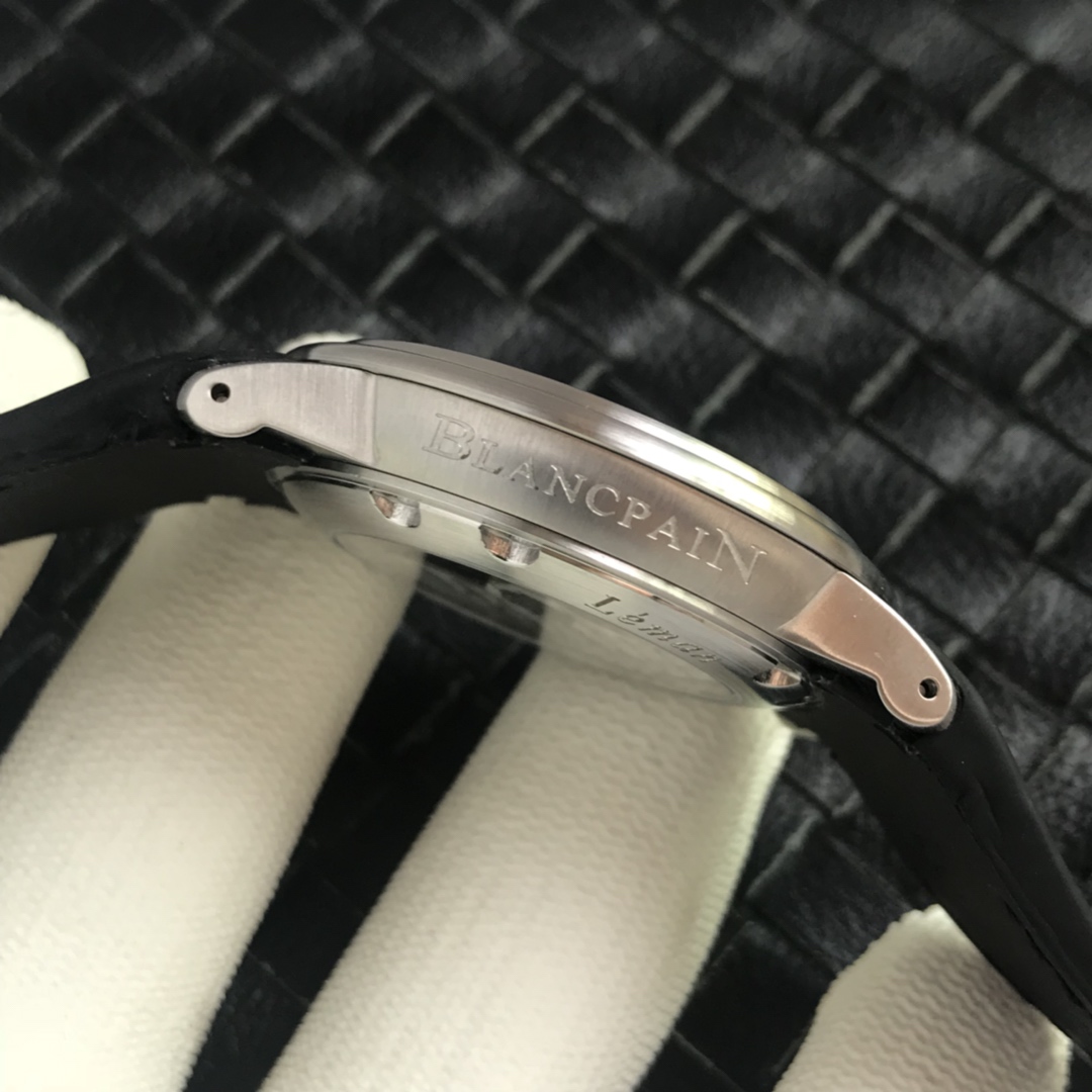 Blancpain Léman Hundred Hours 38mm Black Dial Swiss 1:1 Grade Watch - Image 6