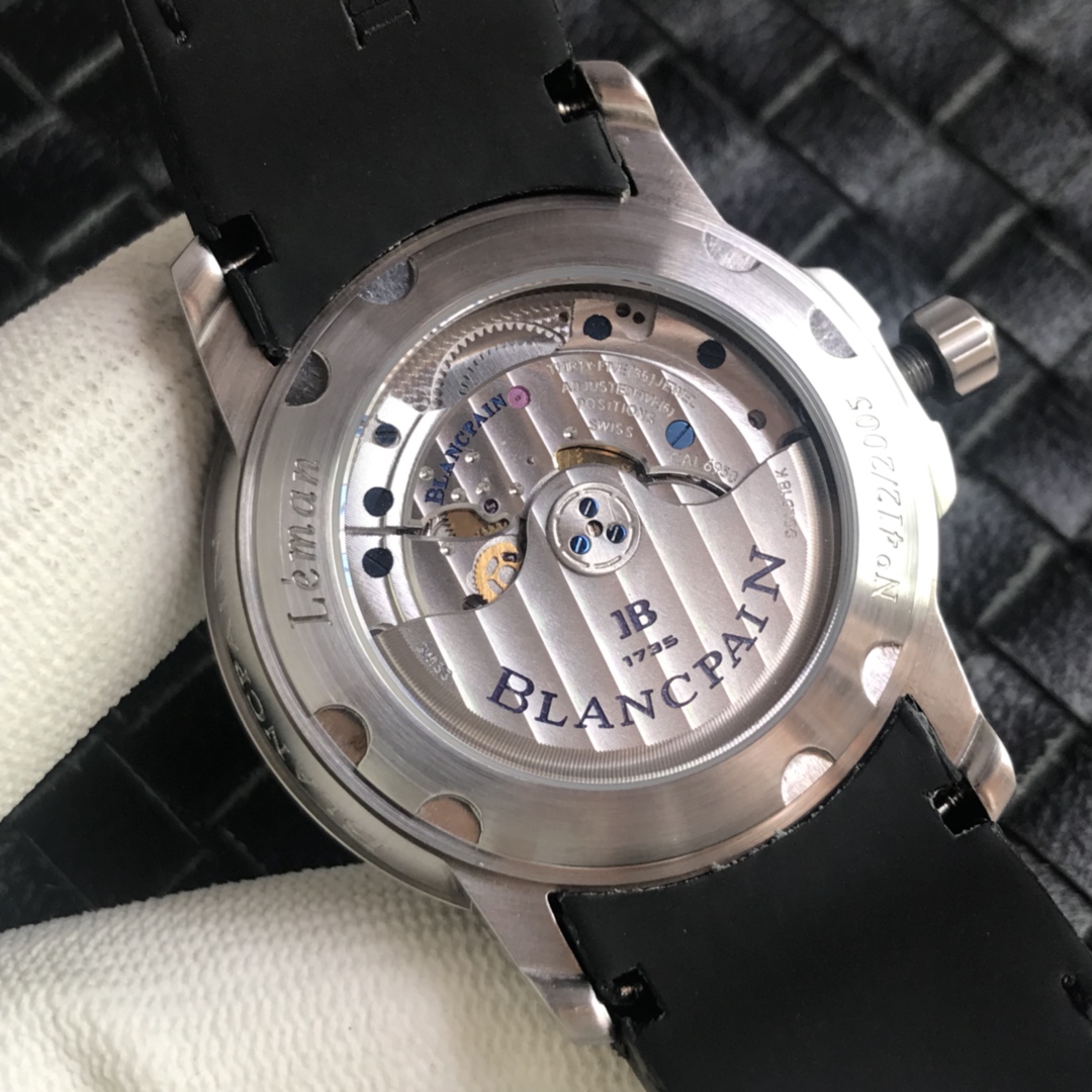 Blancpain Léman Hundred Hours 38mm Black Dial Swiss 1:1 Grade Watch - Image 8