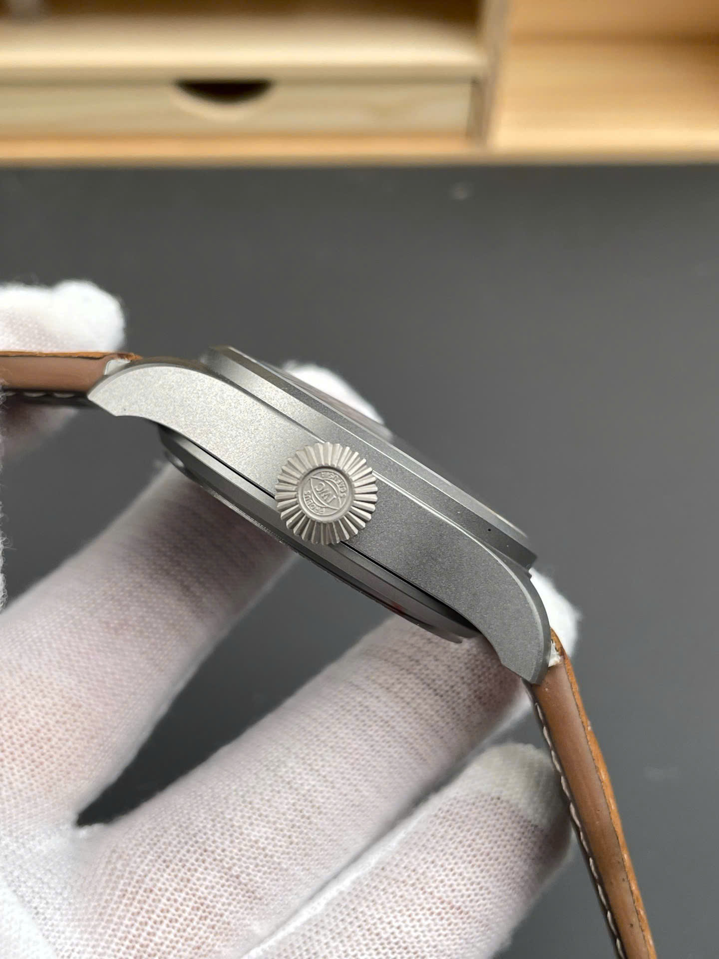 IWC Big Pilot’s Watch 43 Spitfire Titanium Swiss 1:1 Grade Watch - Image 4
