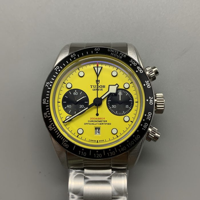 Tudor Black Bay Chrono 39 “Bumblebee” Yellow Dial Swiss 1:1 Grade Watch