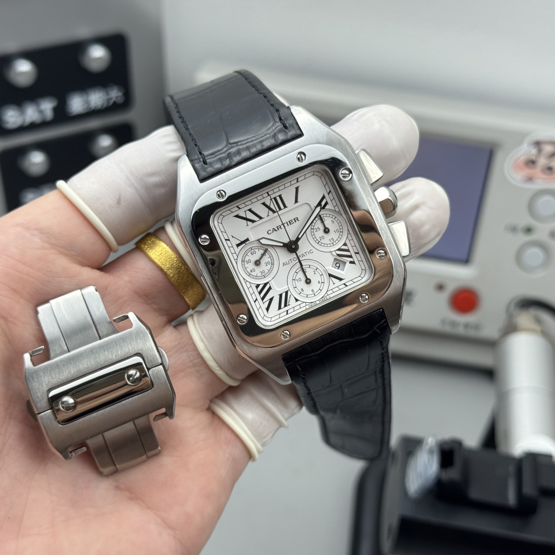 Cartier Santos 100 XL Chronograph Swiss 1:1 Grade Watch