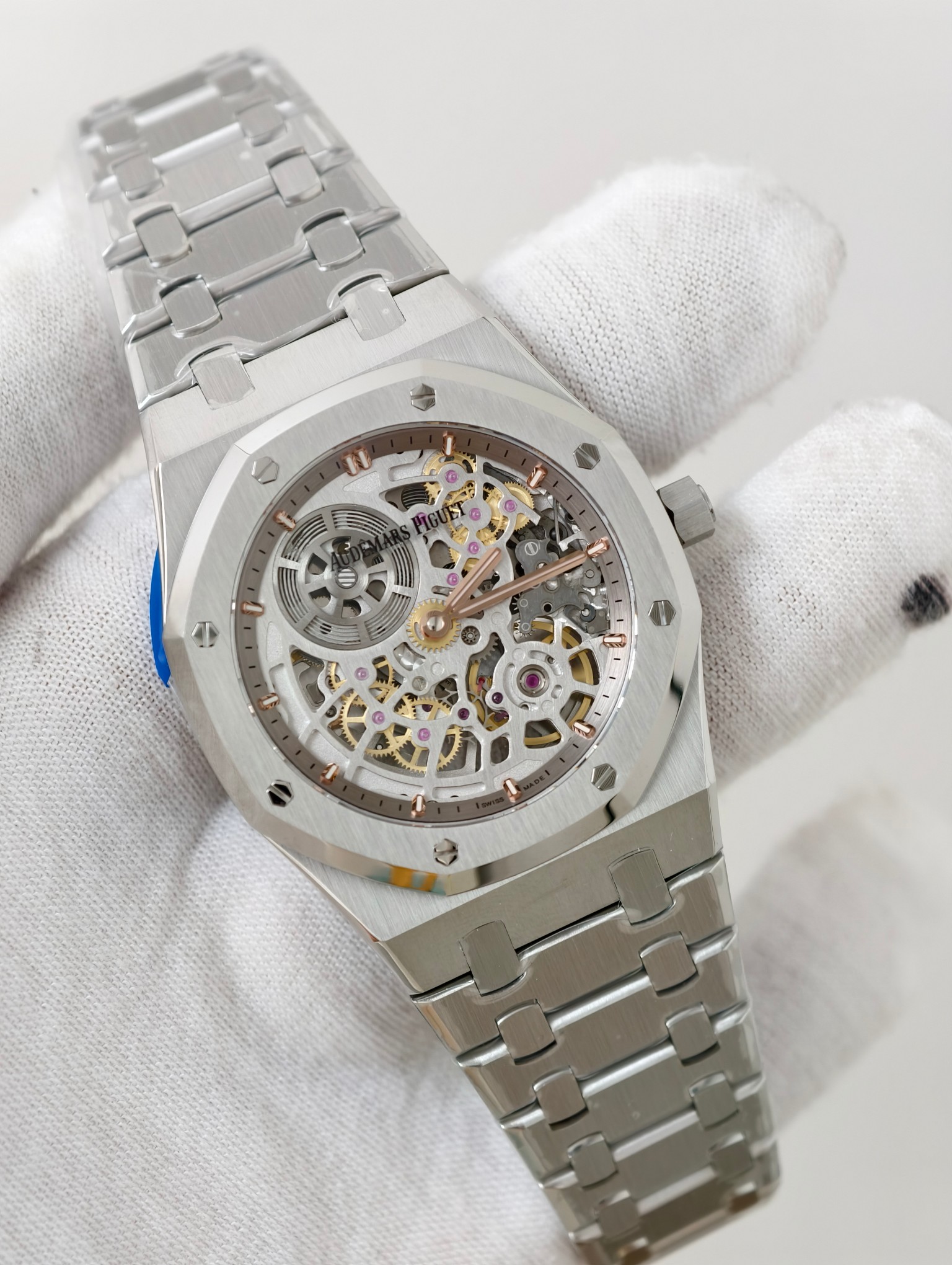 Audemars Piguet Royal Oak Jumbo Extra-Thin Openworked 50th Anniversary Swiss 1:1 Grade Watch