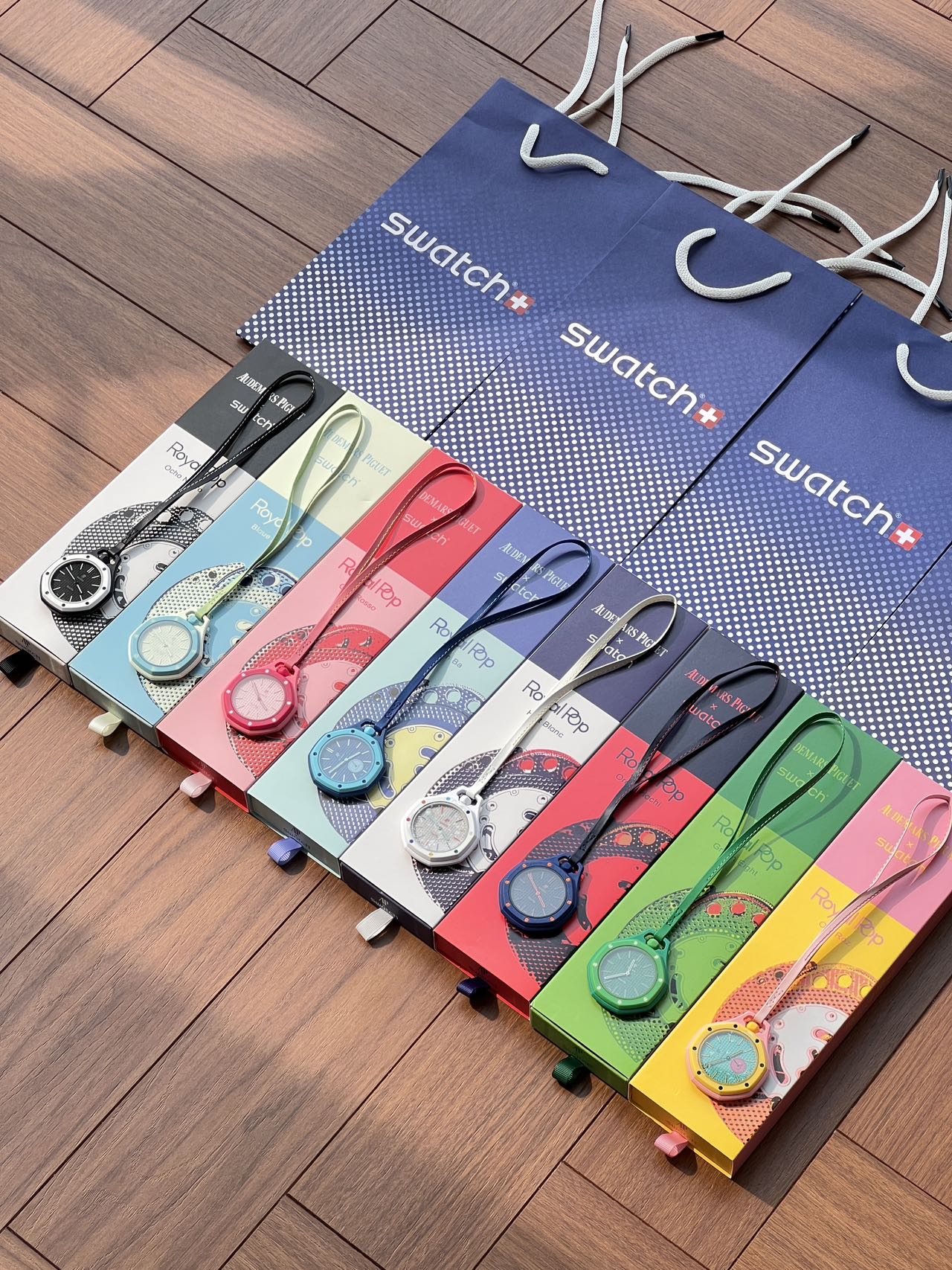 AP x Swatch Royal Pop “Green Eight” Bioceramic Swiss 1:1 Grade Watch - Image 6