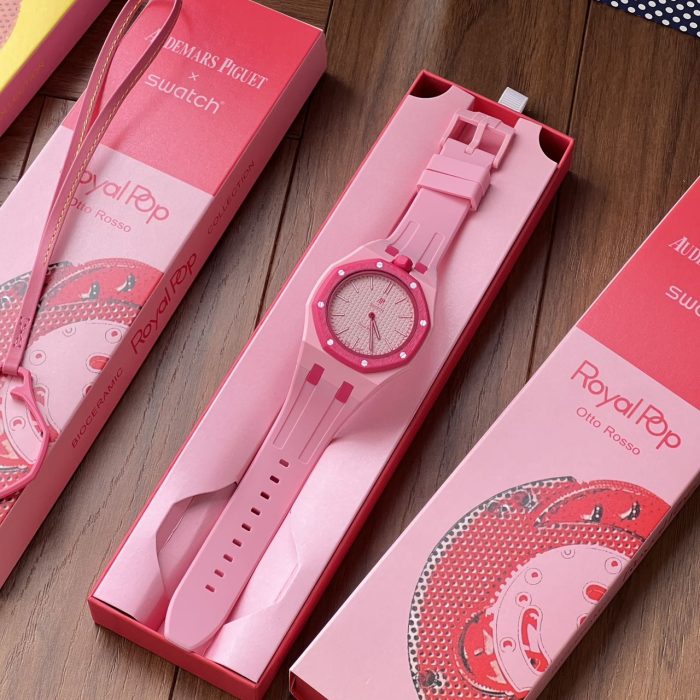 AP x Swatch Royal Pop “Otto Rosso” Bioceramic Swiss 1:1 Grade Watch