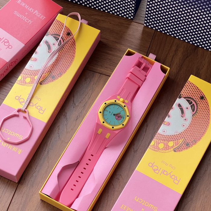 AP x Swatch Royal Pop “Otg Roz” Bioceramic Swiss 1:1 Grade Watch