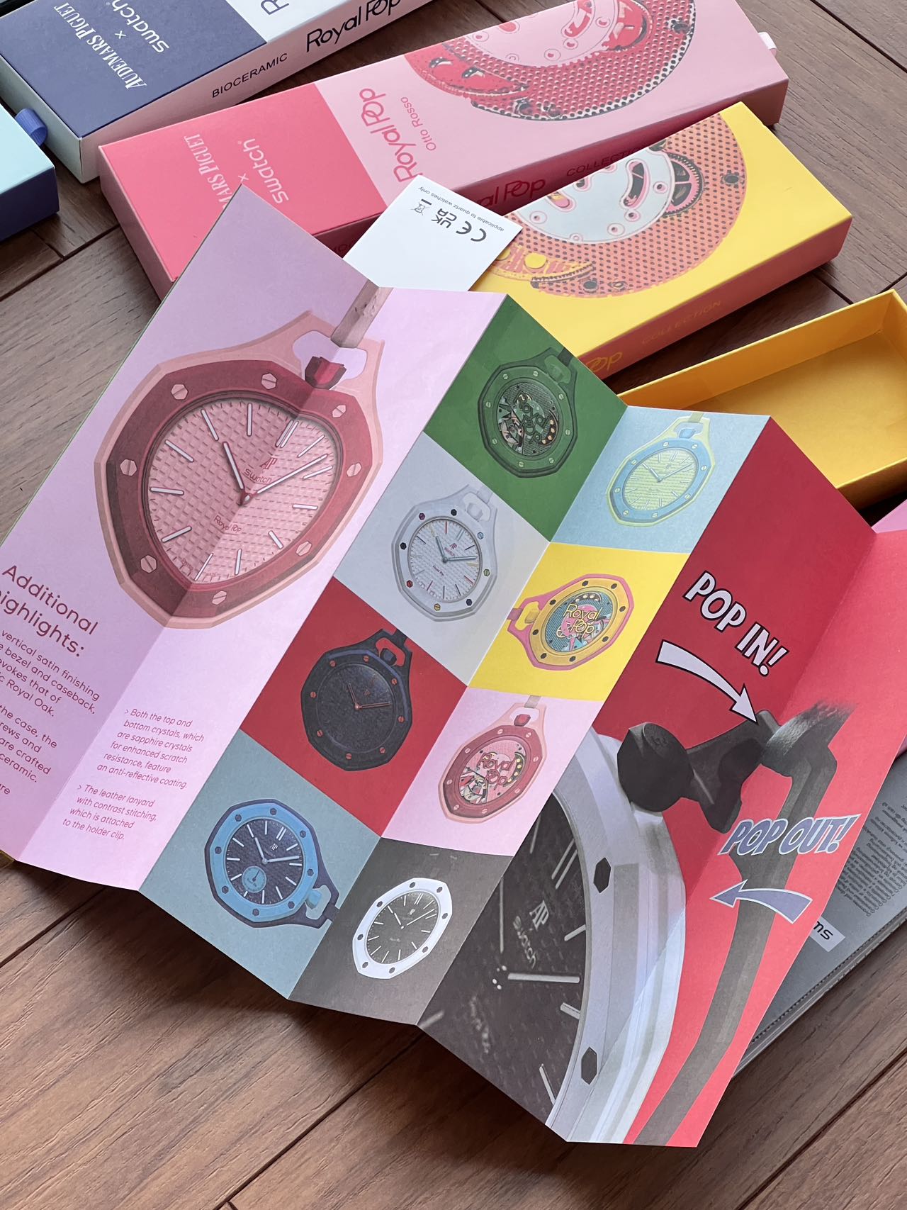 AP x Swatch Royal Pop “Huit Blanc” Bioceramic Swiss 1:1 Grade Watch - Image 7