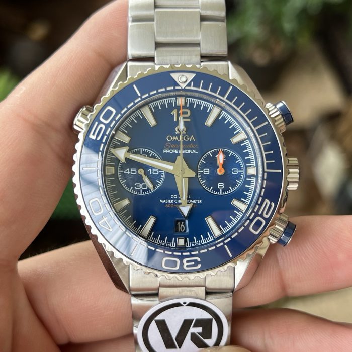 Omega Seamaster Planet Ocean 600M Co-Axial Master Chronometer Chronograph Blue Dial Swiss 1:1 Grade Watch