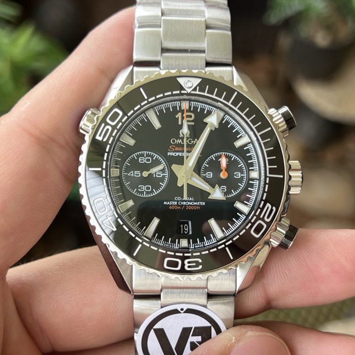 Omega Seamaster Planet Ocean 600M Co-Axial Master Chronometer Chronograph Black Dial Black Bezel Swiss 1:1 Grade Watch