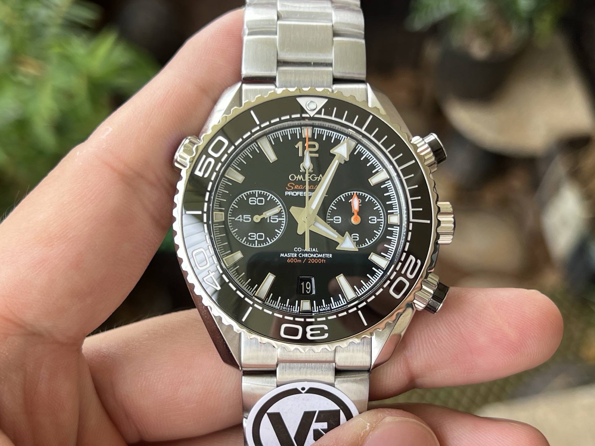 Omega Seamaster Planet Ocean 600M Co-Axial Master Chronometer Chronograph Black Dial Black Bezel Swiss 1:1 Grade Watch