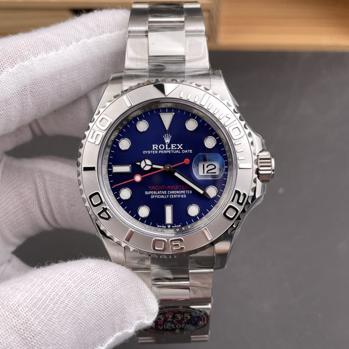 Rolex Yacht-Master 40 Blue Dial Red Second Hand Swiss 1:1 Grade Watch